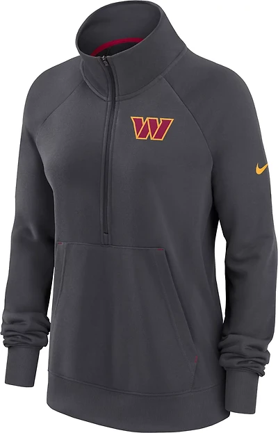 Nike Women's Washington Commanders Dri-FIT 1/2-Zip Top