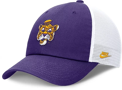 Nike LSU Legacy Logo Club Cap Unstructured Adjustable Meshback Cap