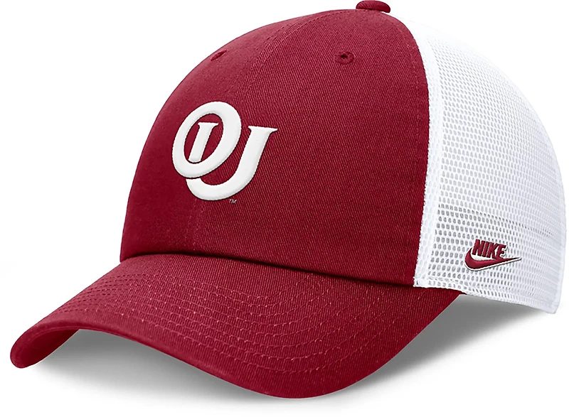 Nike Oklahoma Legacy Logo Club Cap Unstructured Adjustable Meshback Cap