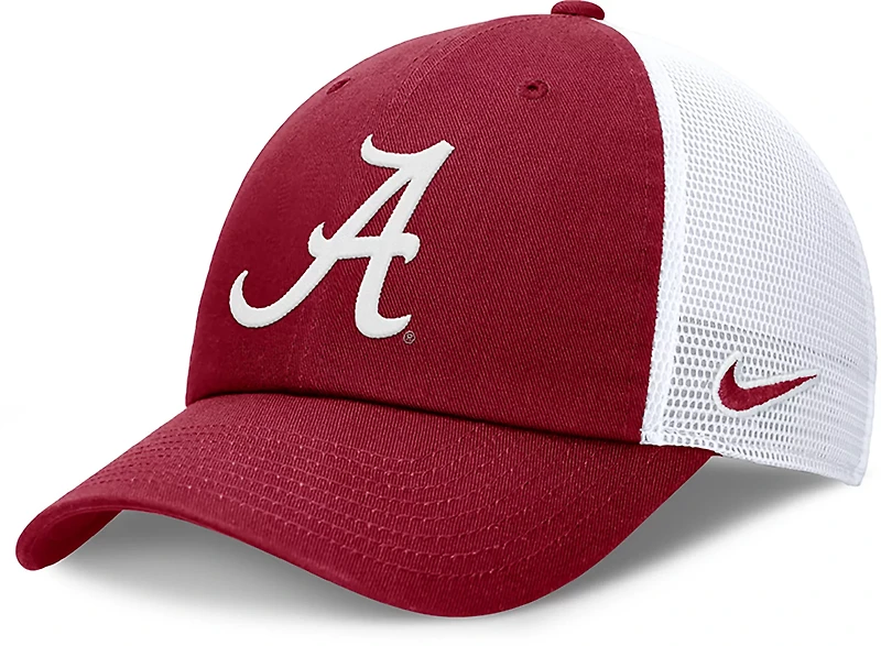 Nike Alabama Team Logo Club Cap Unstructured Adjustable Meshback Cap
