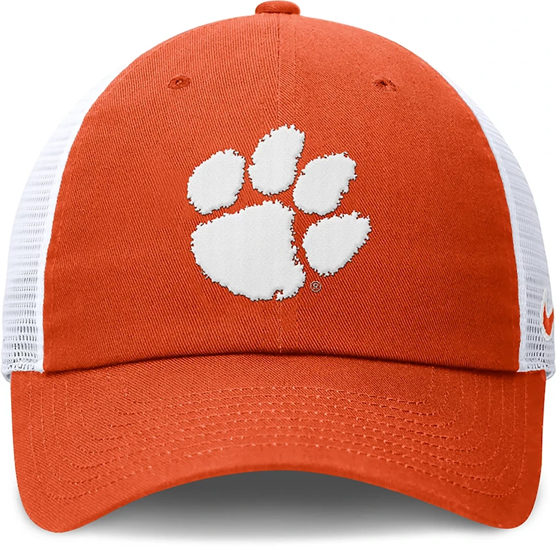 Nike Clemson Team Logo Club Cap Unstructured Adjustable Meshback Cap