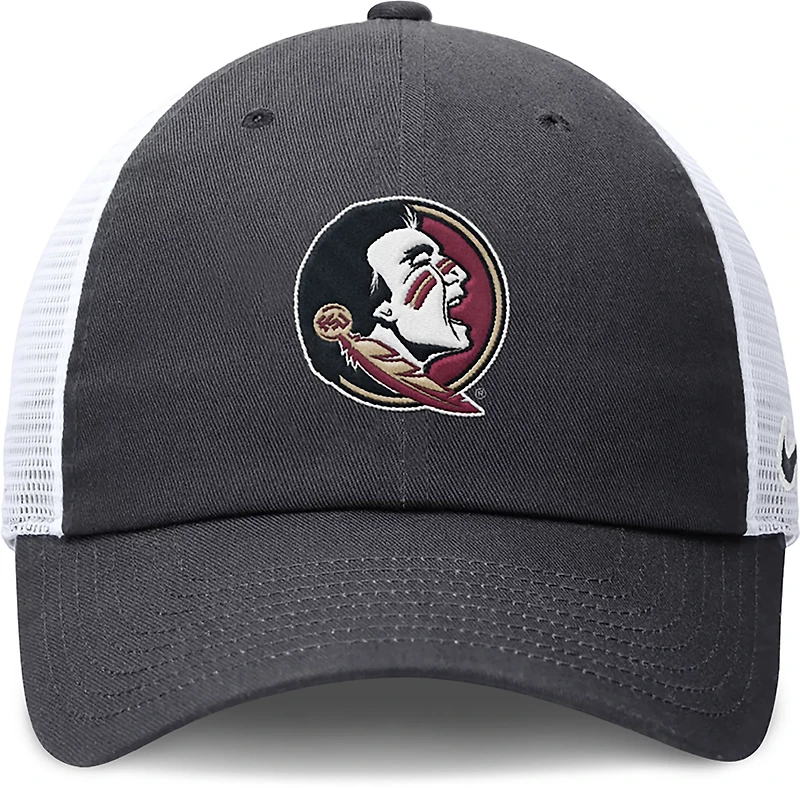 Nike Florida State Team Logo Club Unstructured Adjustable Meshback Cap