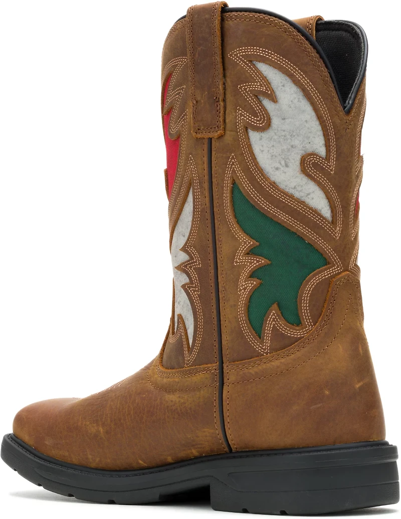 Wolverine Men's Mexico Rancher Flag Steel Toe Work Boots