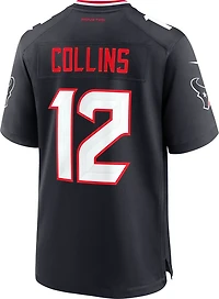 Nike Men's Texans Collins 12 Home Game Jersey