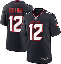Nike Men's Texans Collins 12 Home Game Jersey