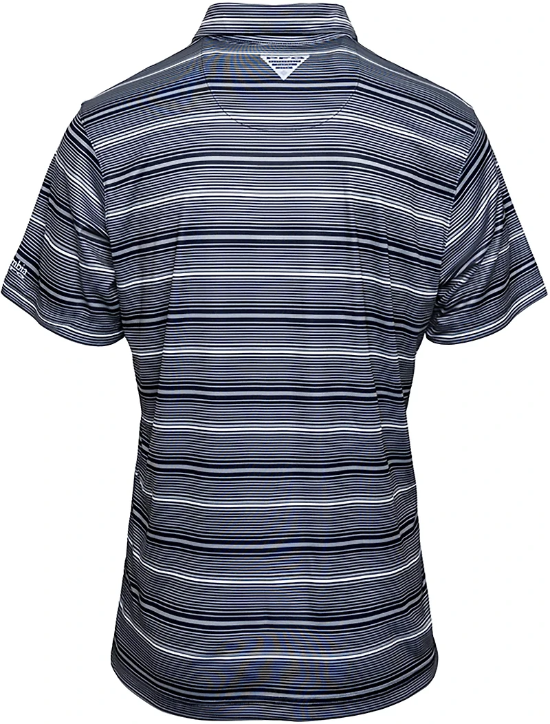 Columbia Sportswear Men's Dallas Cowboys CLG Super Terminal Striped Polo Shirt