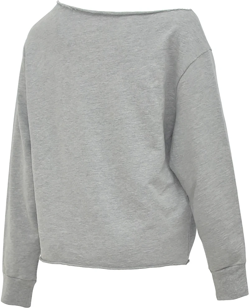 Lauren James Women's Dallas Cowboys Off-Shoulder Sweat Long Sleeve Top