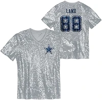 Outerstuff Women's Dallas Cowboys Lamb Sequin Shirt