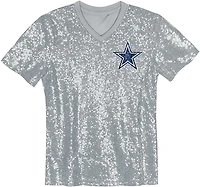 Outerstuff Women's Dallas Cowboys Lamb Sequin Shirt