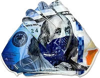 Battle Adults' Blue Strips Doom Speed Gloves