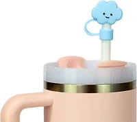 CharCharms Cute Animal Straw Topper Set