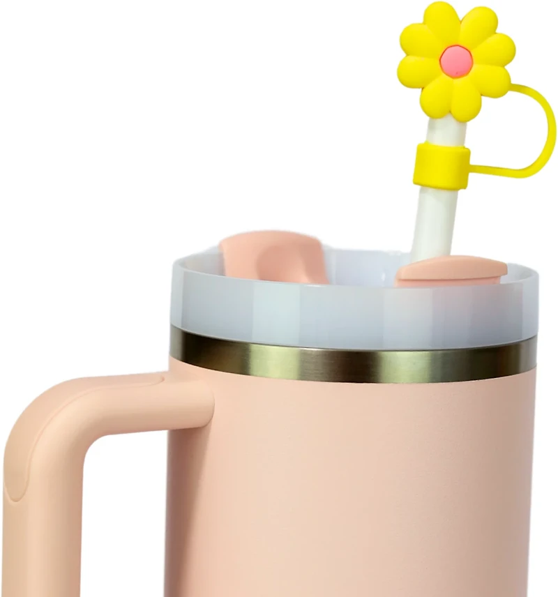 CharCharms Cute Animal Straw Topper Set