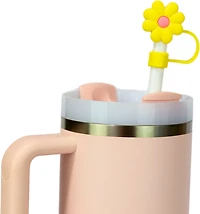 CharCharms Cute Animal Straw Topper Set