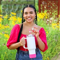 CharCharms Cute Animal Straw Topper Set