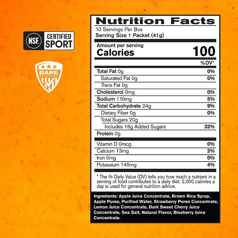 Bare Performance Nutrition Go Gel