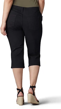 Lee Women's Relaxed Fit Plus Capri Pants