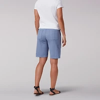 Lee Women's Relaxed Fit Avey Knit Waist Cargo Bermuda Shorts