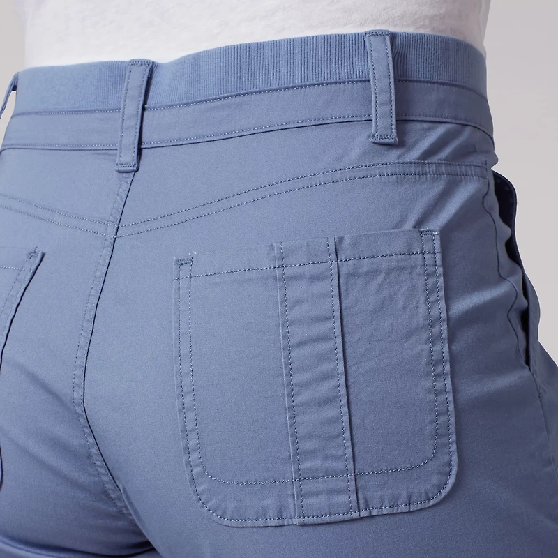 Lee Women's Relaxed Fit Avey Knit Waist Cargo Bermuda Shorts