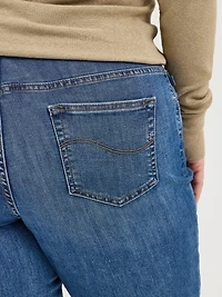 Lee Women's Stretch Relaxed Fit Straight Leg Plus Jeans