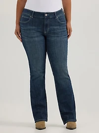 Wrangler Women's Bootcut Plus Jeans