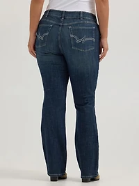 Wrangler Women's Bootcut Plus Jeans