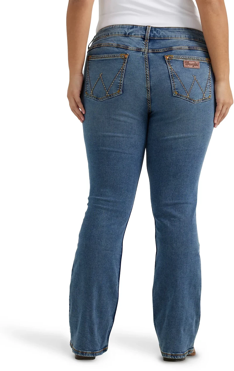 Wrangler Women's Retro Mae Plus Bootcut Jeans