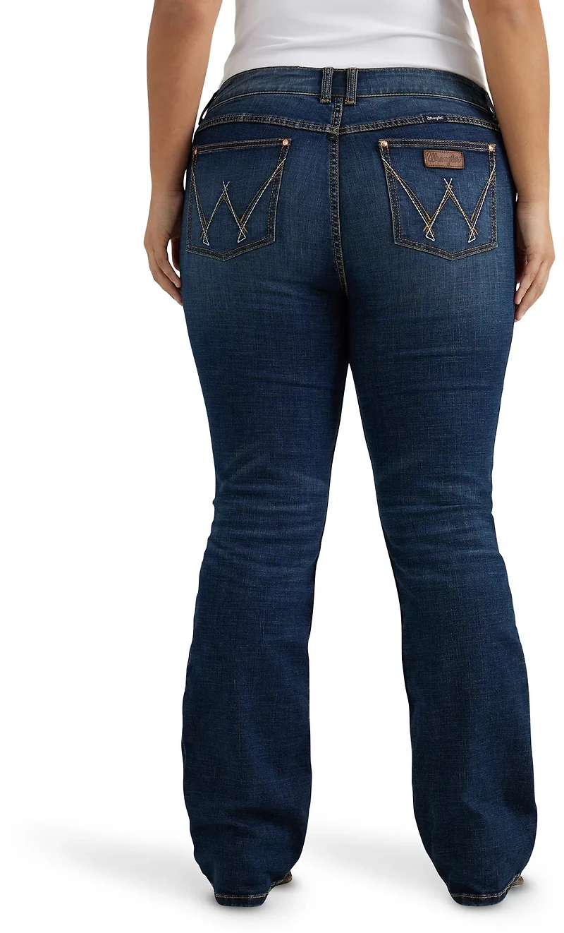 Wrangler Women's Retro Mae Plus Bootcut Jeans