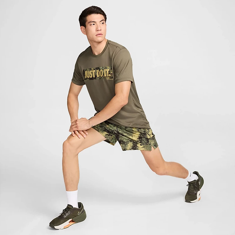Nike Men's Dri-FIT Fitness Camo T-shirt