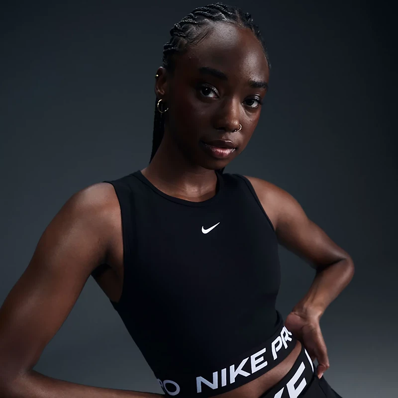 Nike Women's Pro Dri-FIT Cropped Tank Top