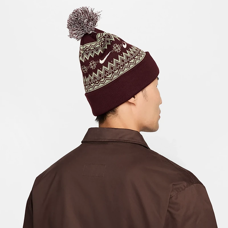 Nike Adults' Peak Fair Isle Beanie