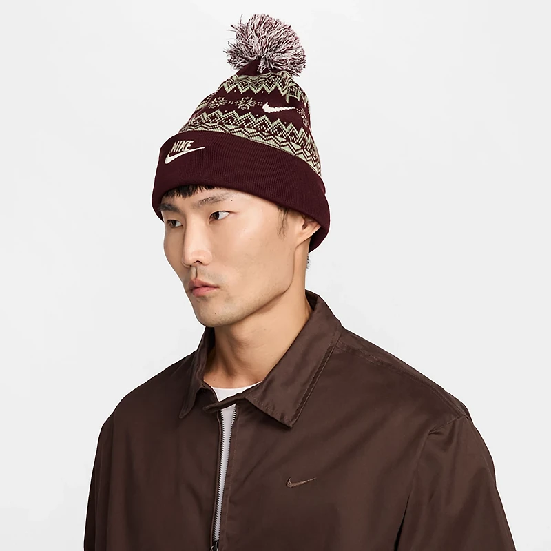 Nike Adults' Peak Fair Isle Beanie