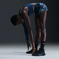 Nike Women's One Dri-FIT High-Waisted Brief-Lined Printed Shorts 3 in