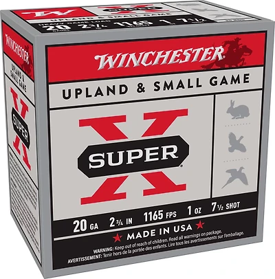 Winchester Super-X Game and Field Loads 20 Gauge Shotshells