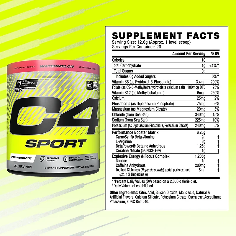 Cellucor C4 Extreme Preworkout Dietary Supplement