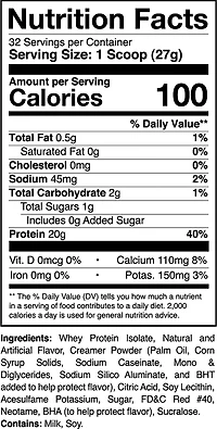 1st Phorm 2 lb Phormula-1 Whey Protein - 30 servings
