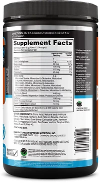 Optimum Nutrition Amino Energy and Electrolytes Pre Workout