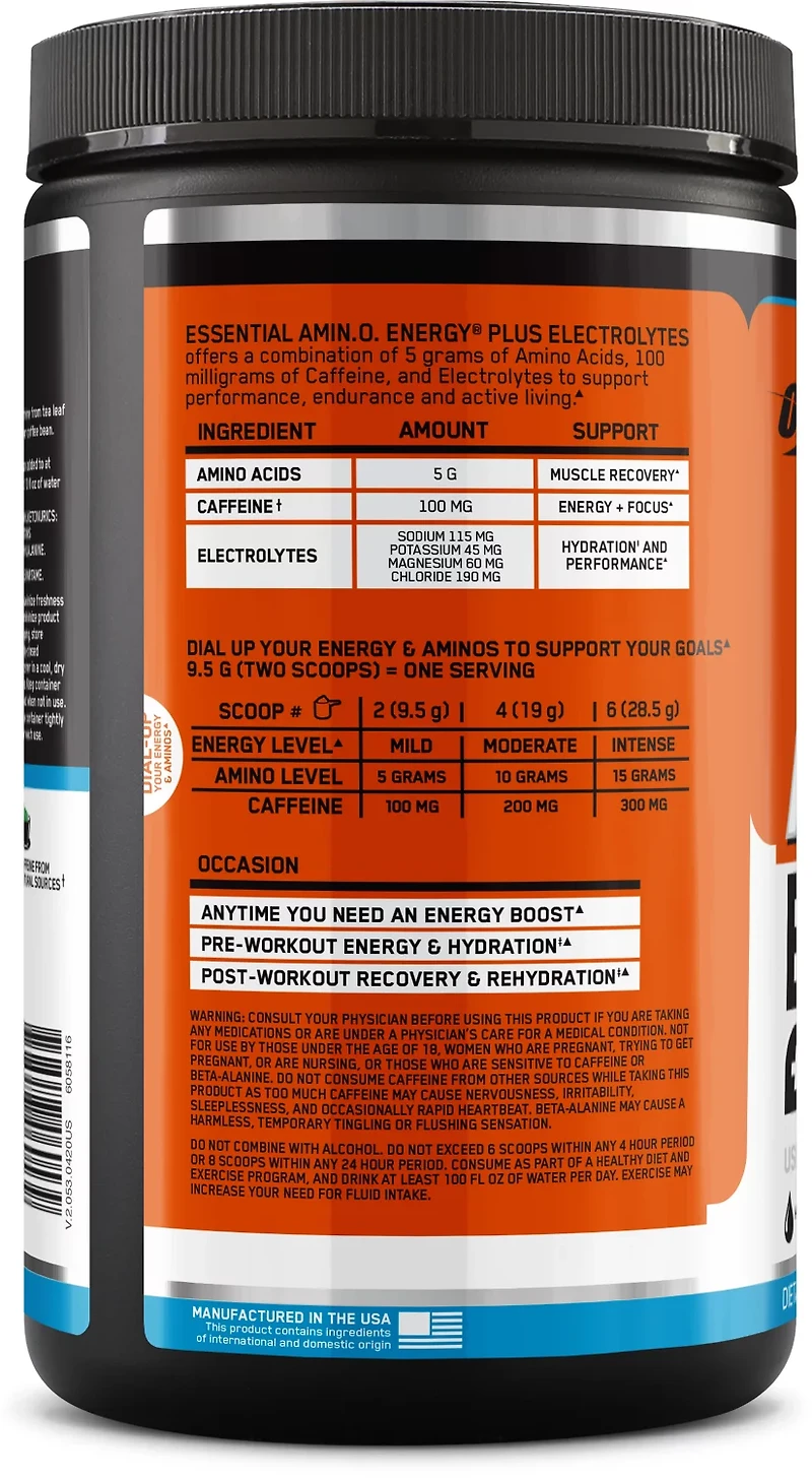 Optimum Nutrition Amino Energy and Electrolytes Pre Workout