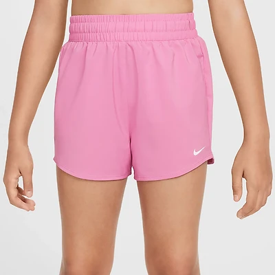 Nike Girls' One Dri-FIT High-Waisted Woven Training Shorts