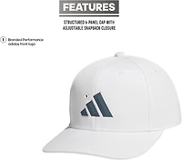 adidas Men's 3-Bar Snapback 2.0 Hat