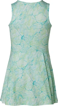BCG Girls' Tennis Pleated Printed 1/4-Zip Dress