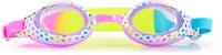 Aqua2ude Girls' Heart Print Swim Goggles