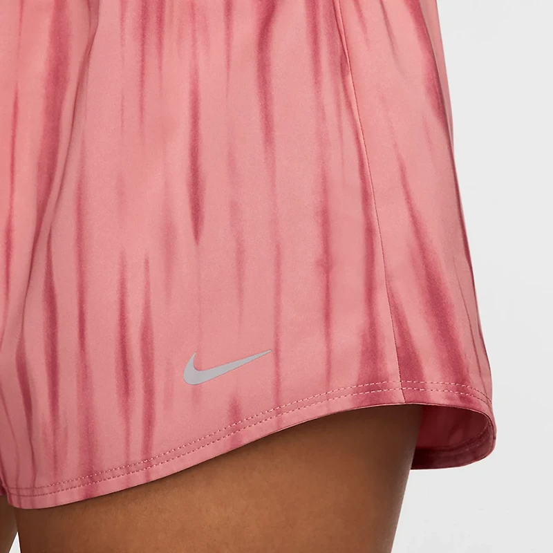 Nike One Women's Dri-FIT High-Waisted 3" Brief-Lined Printed Shorts
