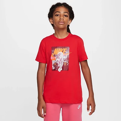 Nike Boys' 4-7 Sportswear Leopard Graphic T-shirt