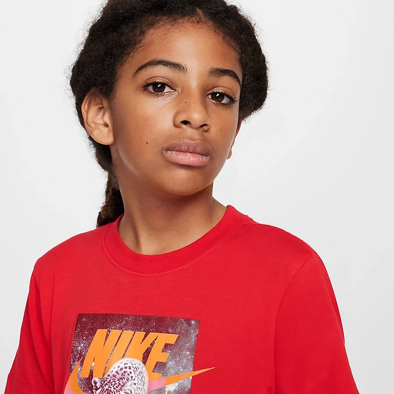 Nike Boys' 4-7 Sportswear Leopard Graphic T-shirt