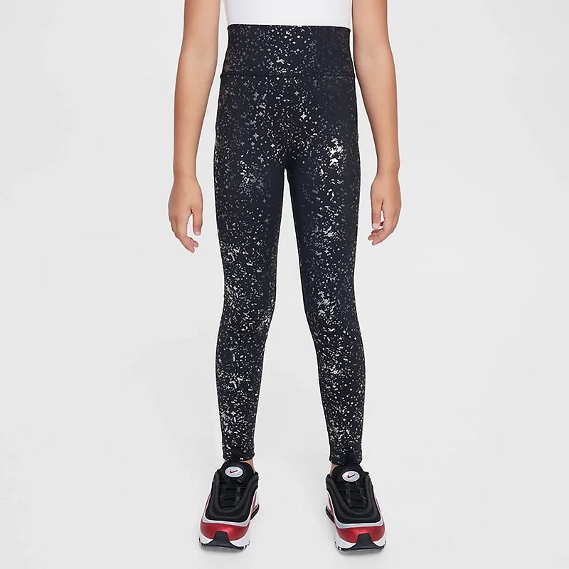 Nike One Girls' Dri-FIT High-Waisted Leggings