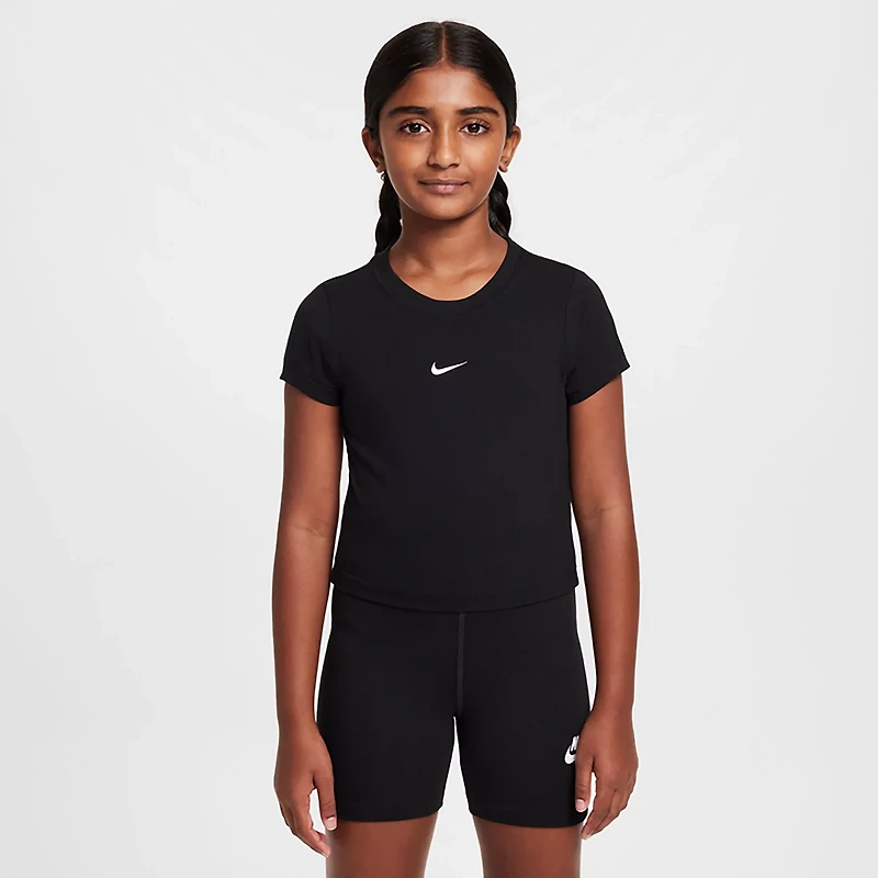 Nike Sportswear Girls' Big Kids Cropped T-Shirt
