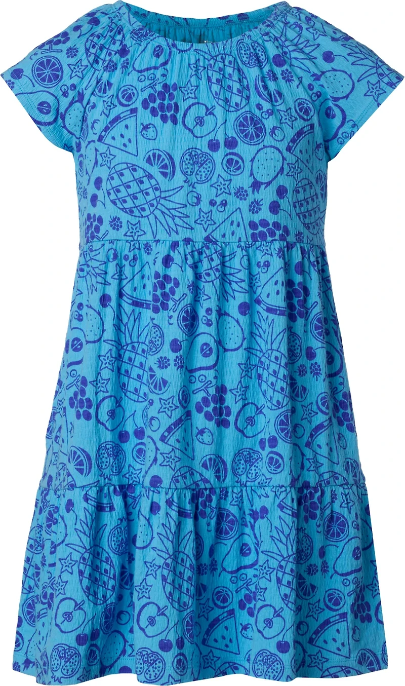 BCG Girls' Tiered Printed Dress