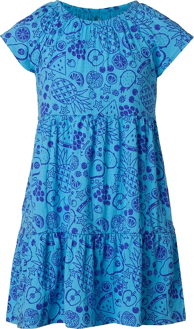 BCG Girls' Tiered Printed Dress