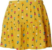 BCG Girls' Tiered Printed Shorts 2.5