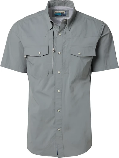 Magellan Men's Pecos River Solid Short Sleeve Shirt
